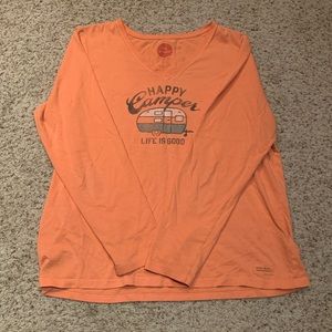 Life is Good Happy Camper Long Sleeve